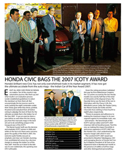 honda civic bags 2007