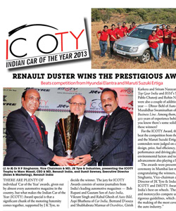 icoty car 2013