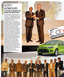 icoty honours 2011